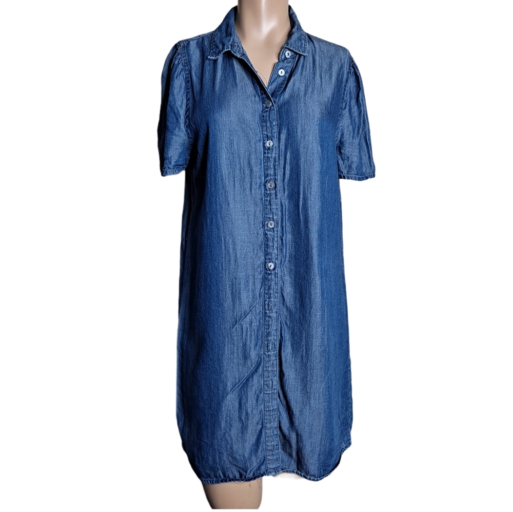 Paper crane CHAMBRAY SHORTSLEEVE DRESS size S